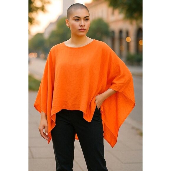 Vintage Swimsuit Cover Up One Size Orange Beach Cruise Tropical Island Vacation - Picture 2 of 10